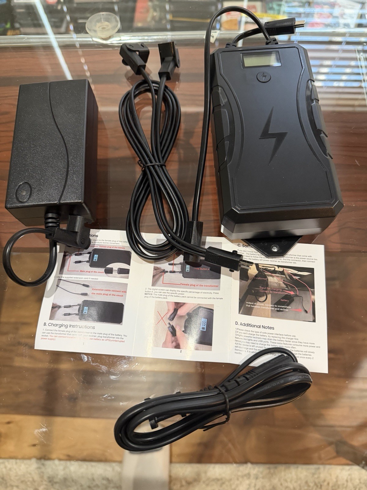 Battery Pack for Reclining Furniture 2500mAh with Charger for Electric Recliner
