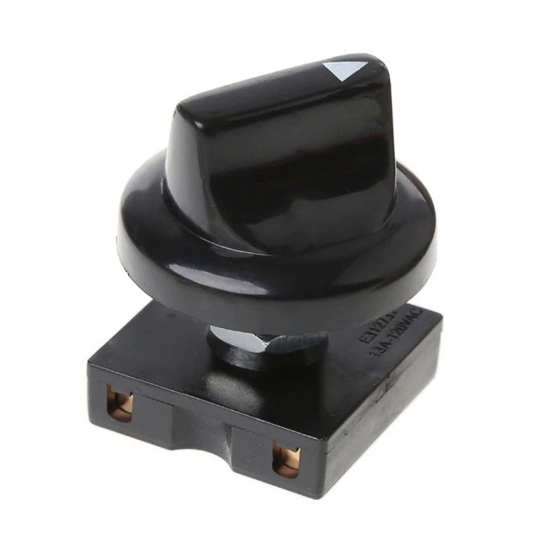 4 Position 3 Speed Fan Switch Rotary Controller with Knob 13A 250V