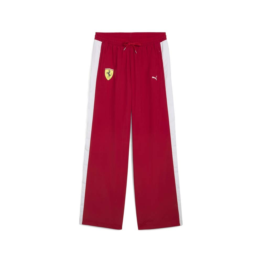 PUMA Scuderia Ferrari Drivers T7 Oversized Pants Mens Red Casual Athletic Bottom