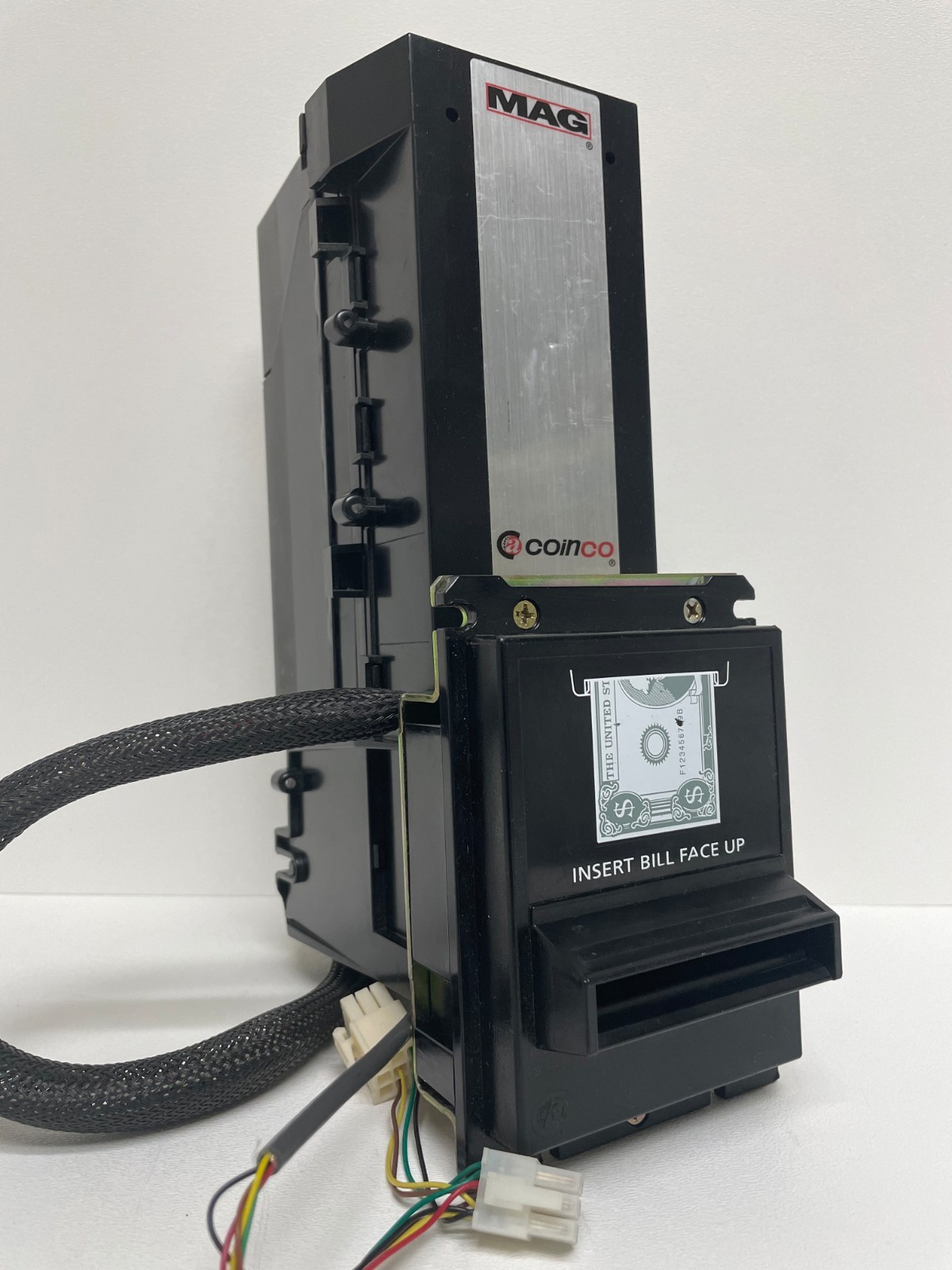 COINCO MAG32R BILL ACCEPTOR, BILL VALIDATOR *COMPLETELY REBUILT* $1-$20