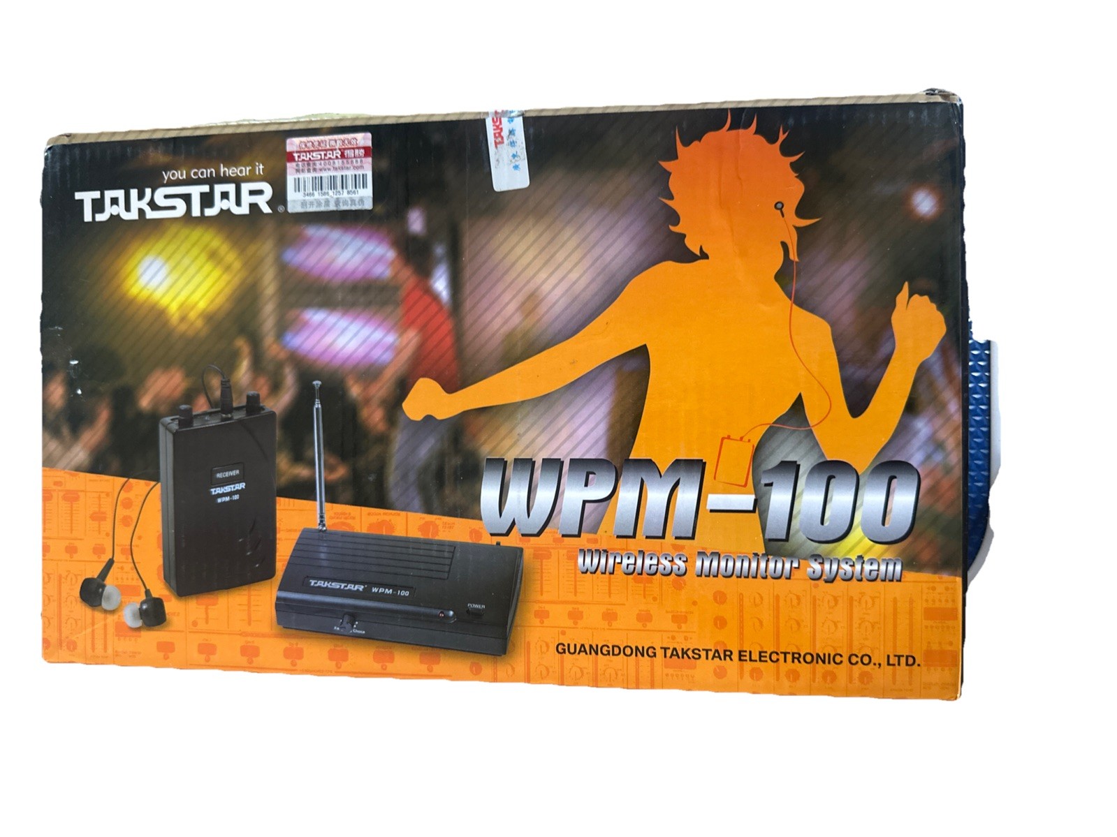 TAKSTAR WPM 100  UHF    With System Channel  Receiver