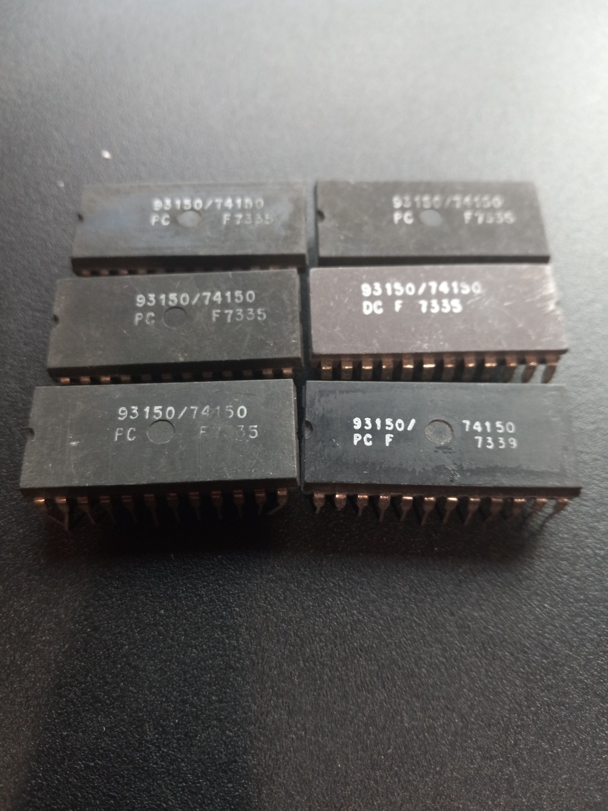QTY 6 Mixed 74150PC and 74150DC Data Selector 16-Input Multiplexer IC