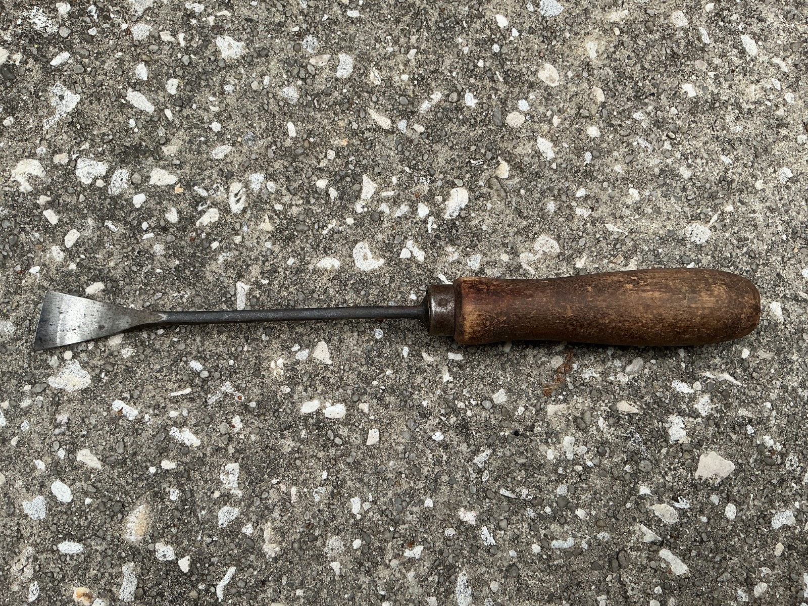 Vintage SJ Addis #23 Carving  Wood Gouge Woodworking Old Tool London Cast Steel