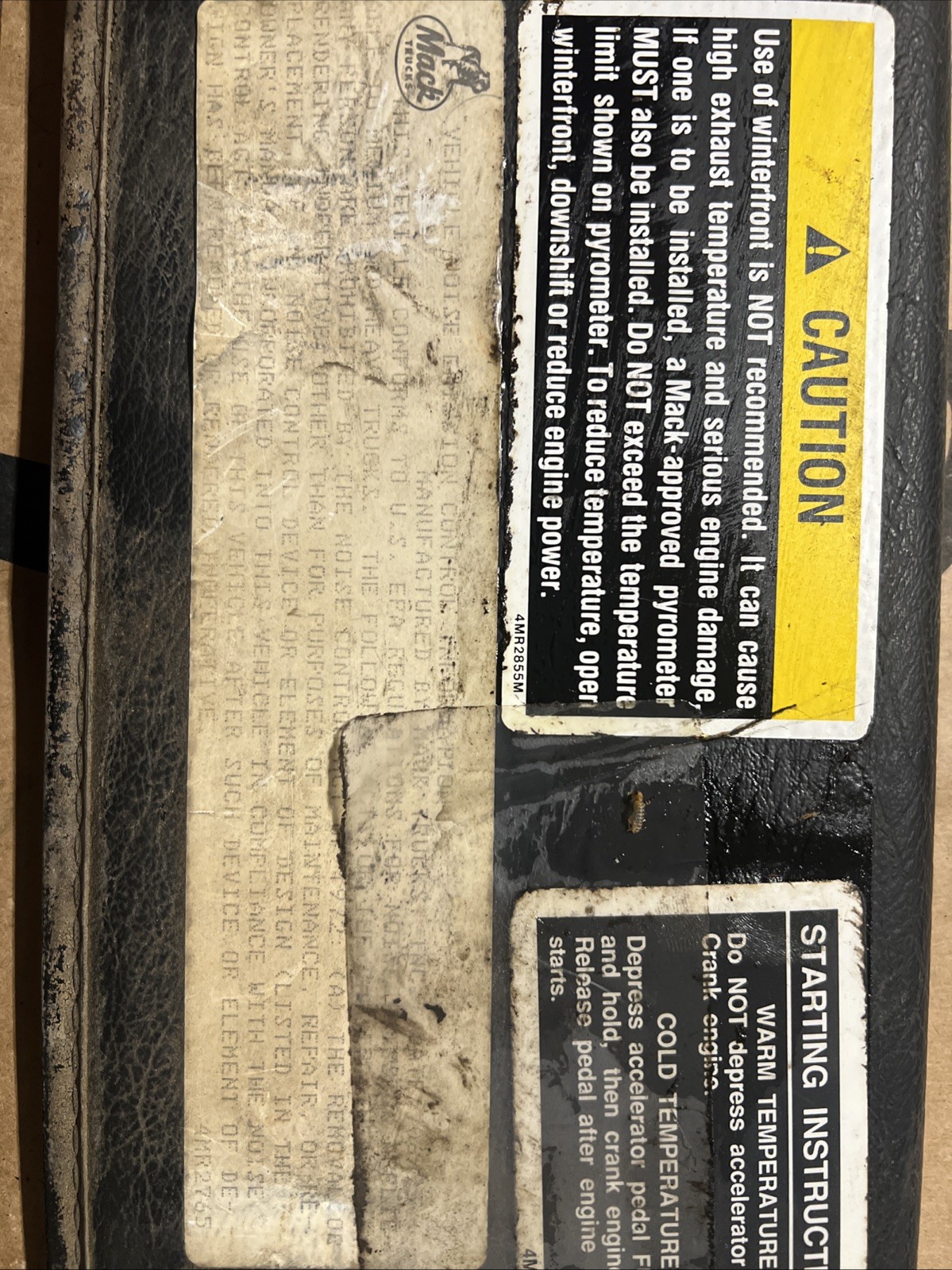 Mack Truck OEM Sunvisors Pair