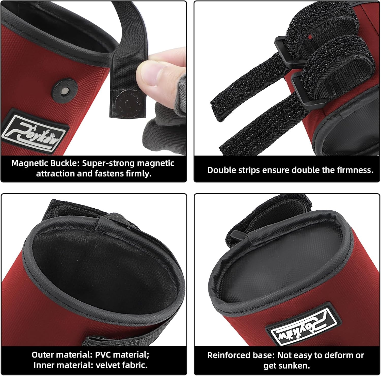 Roykaw Golf Rangefinder Pouch Mount Strap for Golf Cart, Laser Rangefinder Pouch