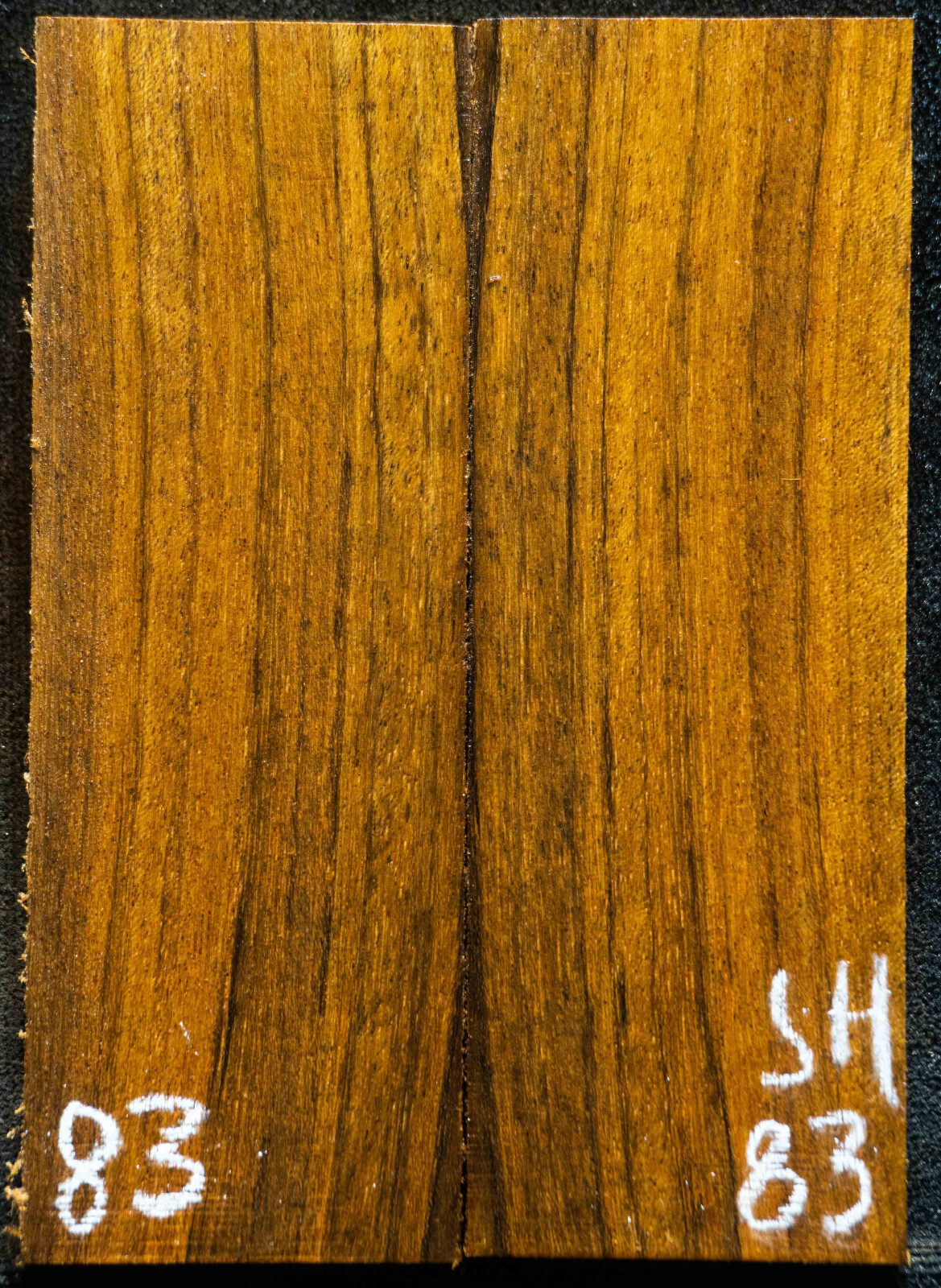 Shedua Ovangkol #83 Knife Scales 4.7"x 1.6"x 3/8"see 100 woods in my store