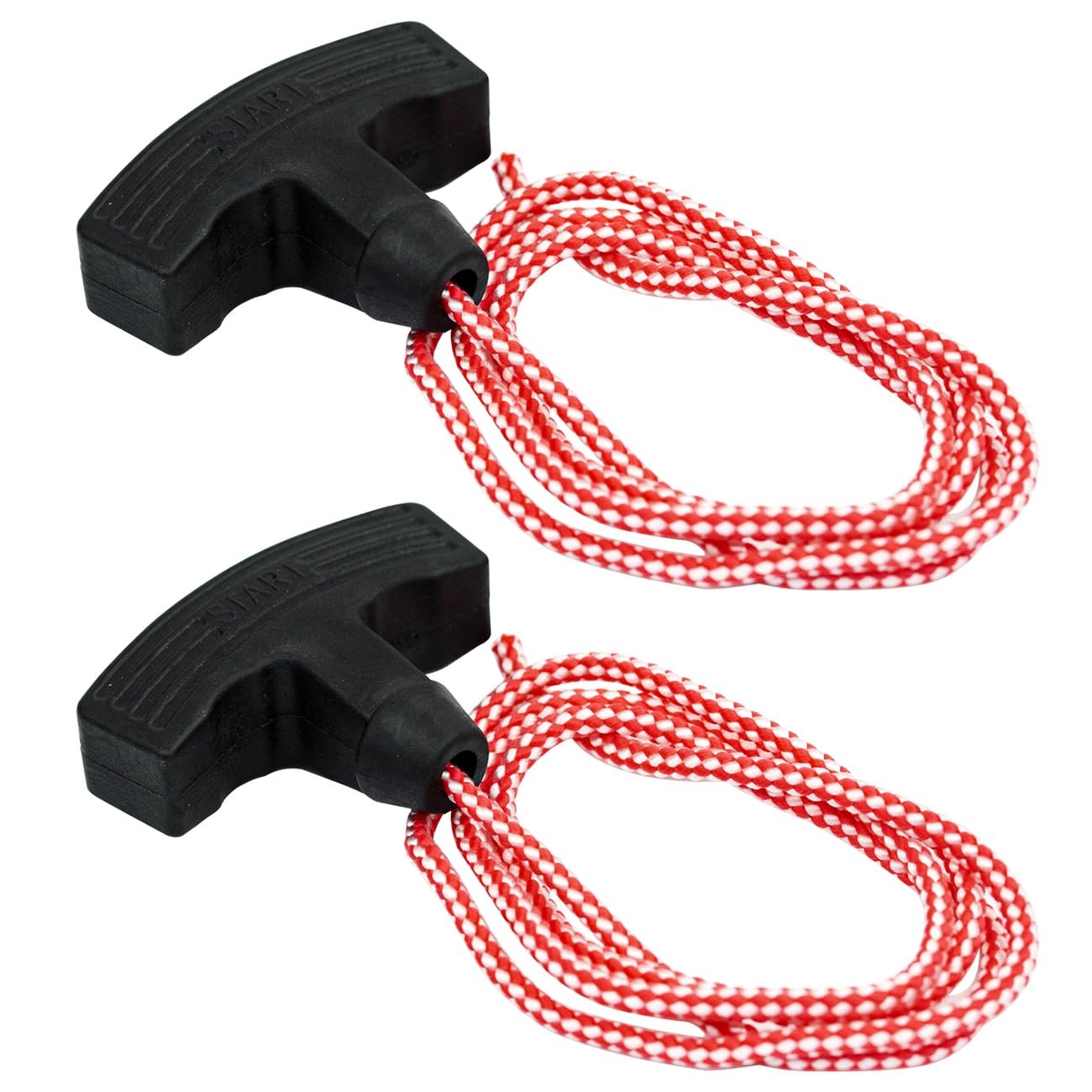 2 Pack Garage Emergency Release Pull Rope Cord Handle Kit 39.37 inches, Red