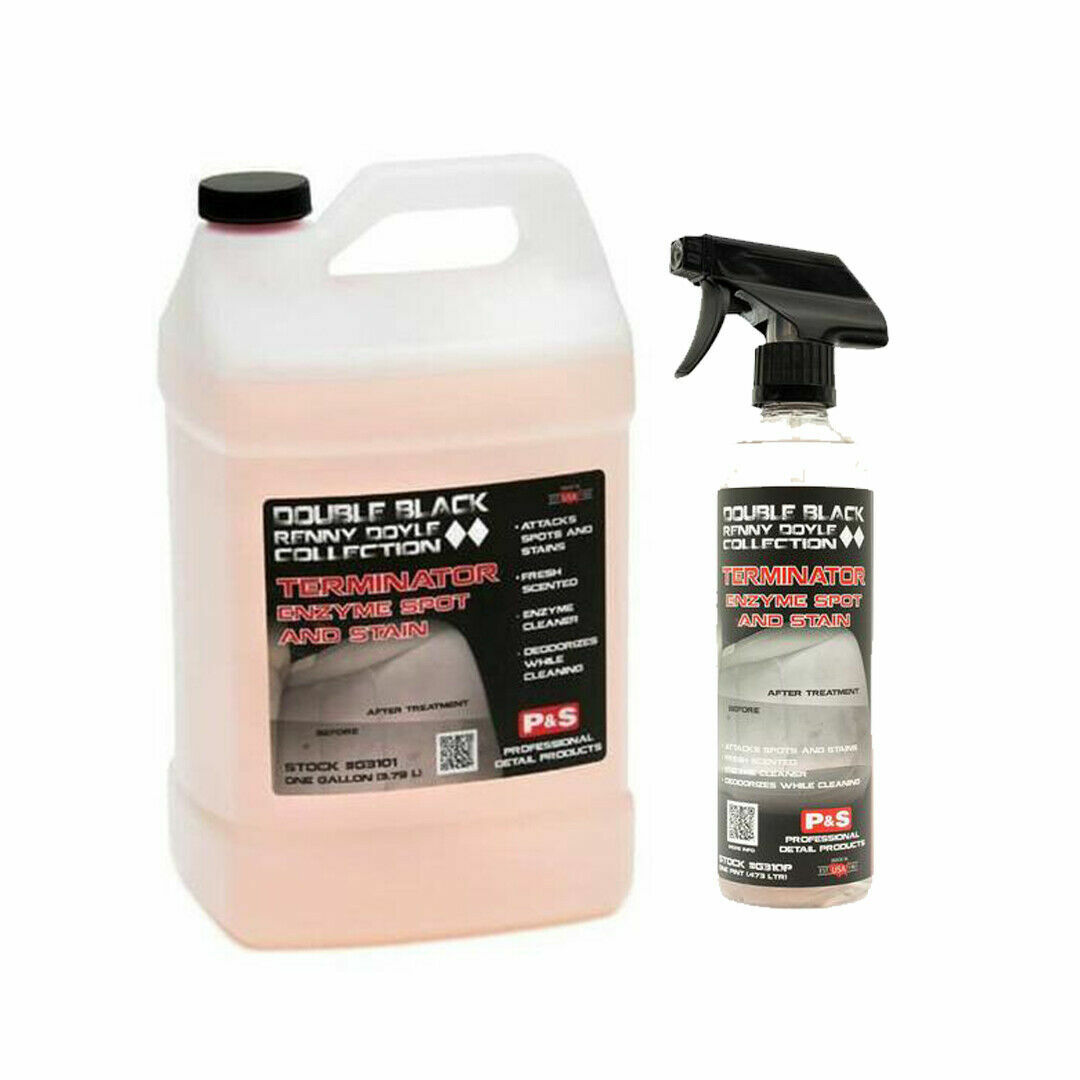 P&S Terminator Enzyme Spot And Stain Remover, Pint, Gallon, Pint+ Gallon