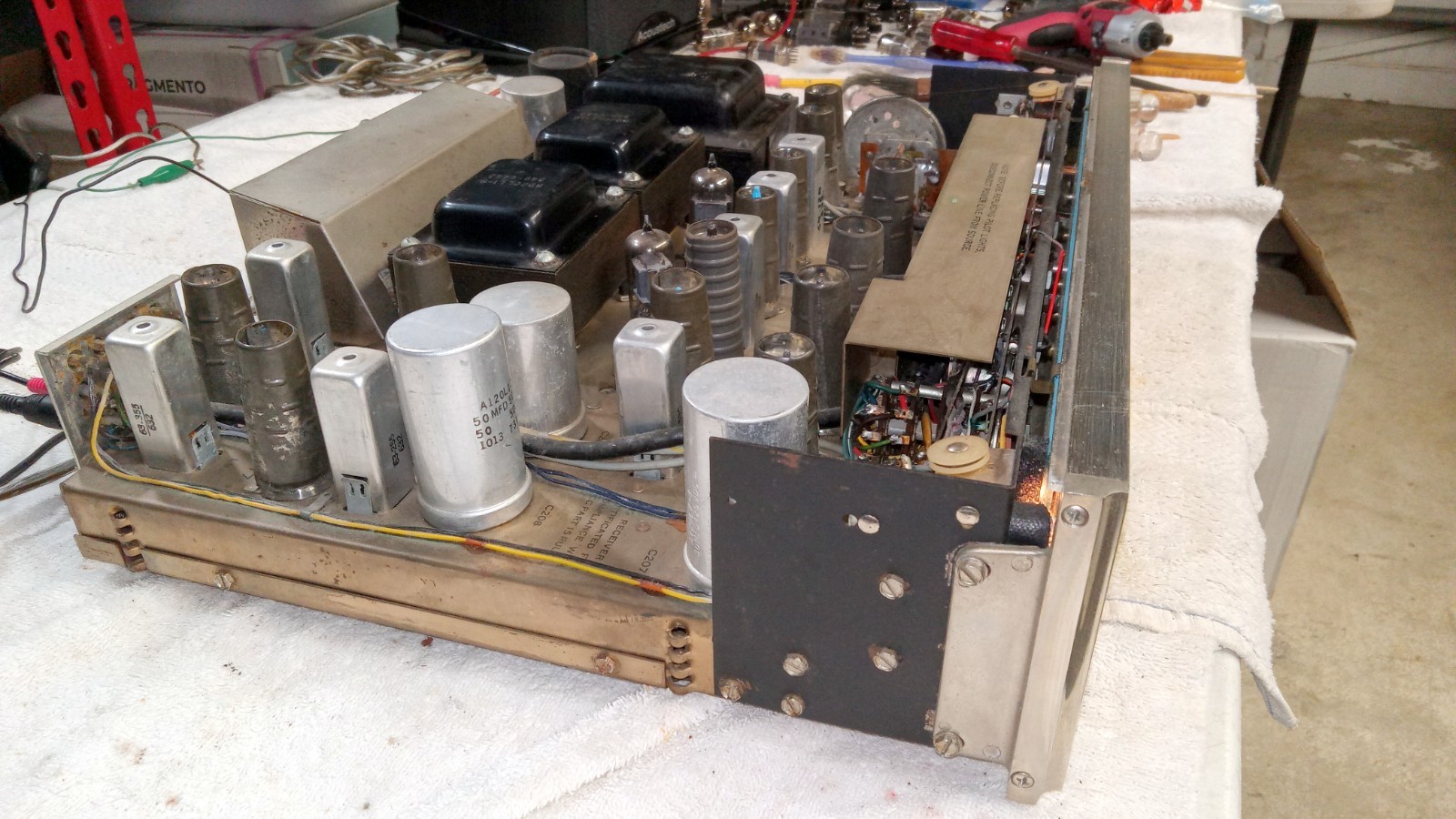 Sherwood S-8000 IV Stereo Tube Amplifier FM Tuner Works Sounds Nice