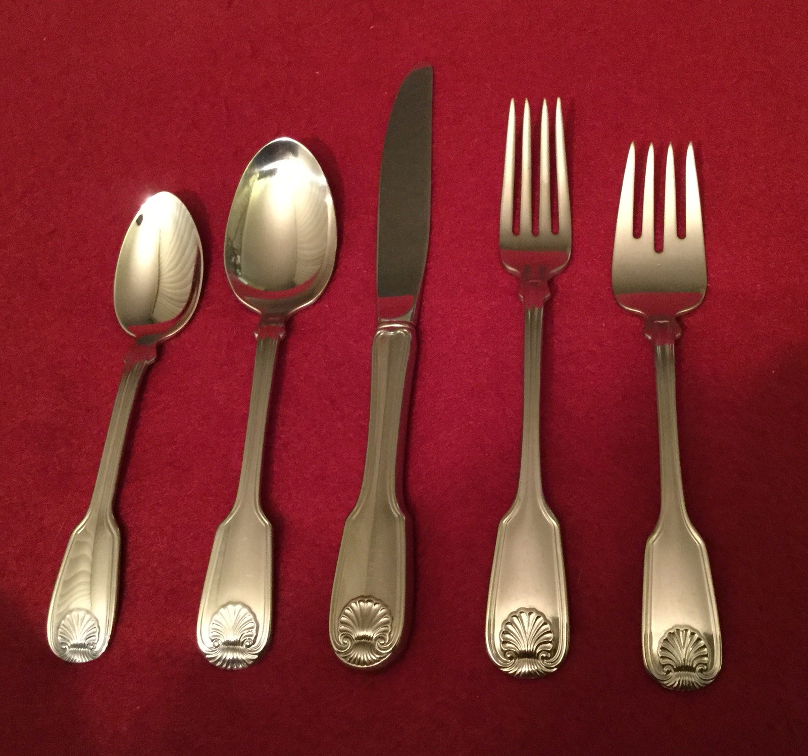 Reed & Barton - COLONIAL SHELL (1961) - Stainless Flatware - CHOOSE Your Pieces