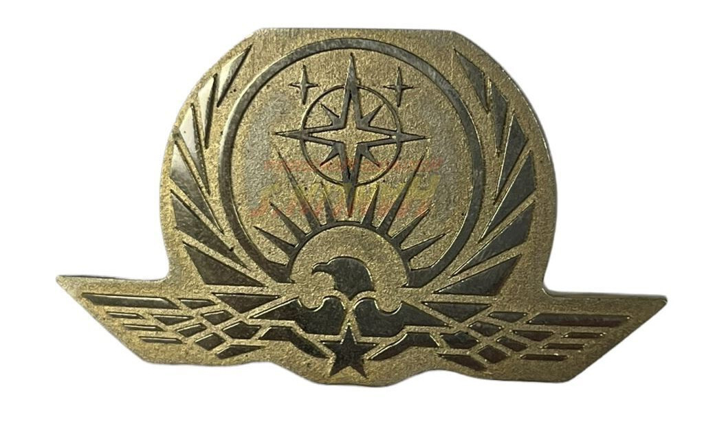 Original Altered Carbon Costume Patches and Pins COA from Propabilia and Hanlins