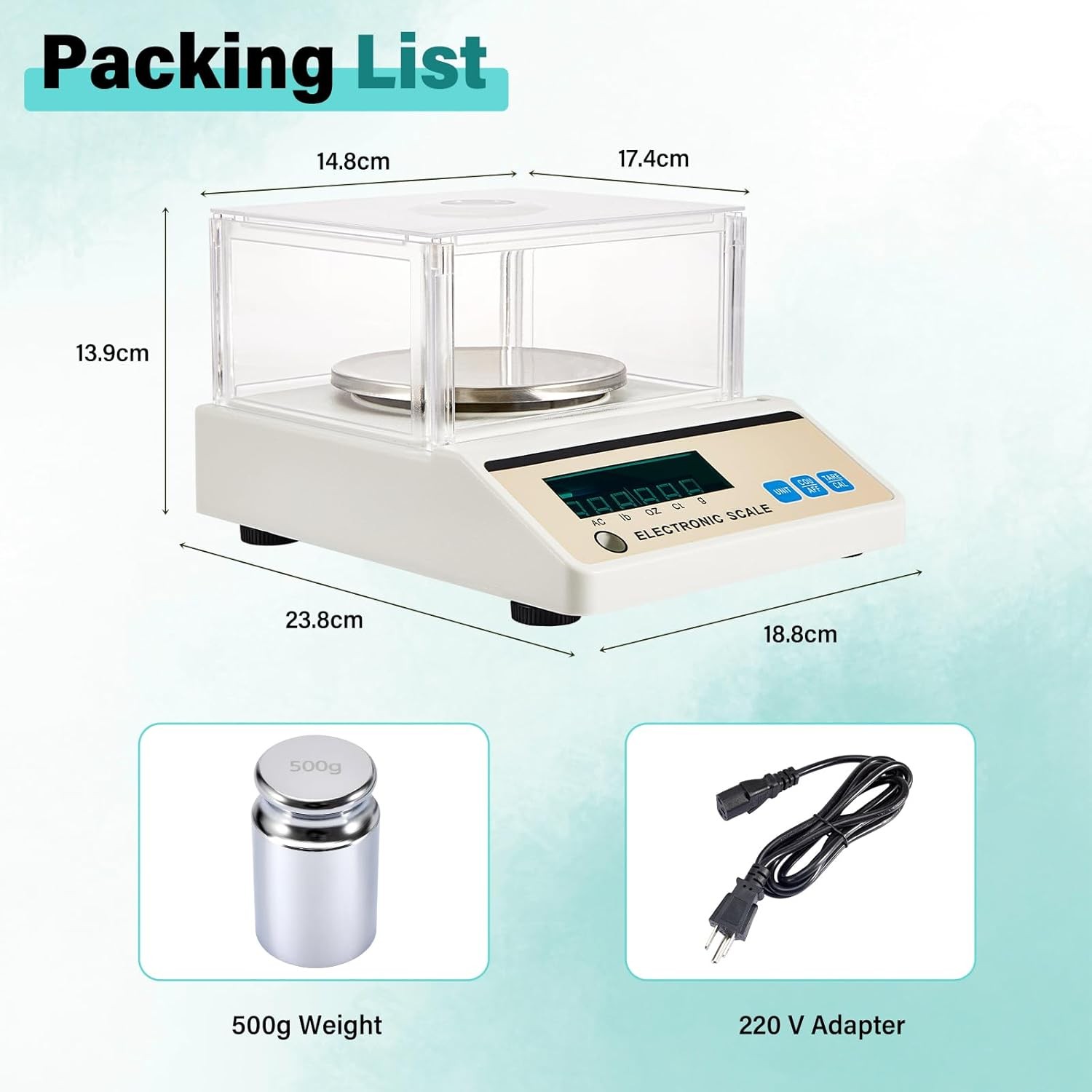 Lab Scale 3000x0.01g Analytical Balance High Precision Digital Precision Scale