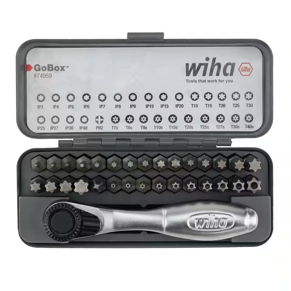 Gobox Master Torx Bit Screwdriver with Mini Ratchet (32-Piece)