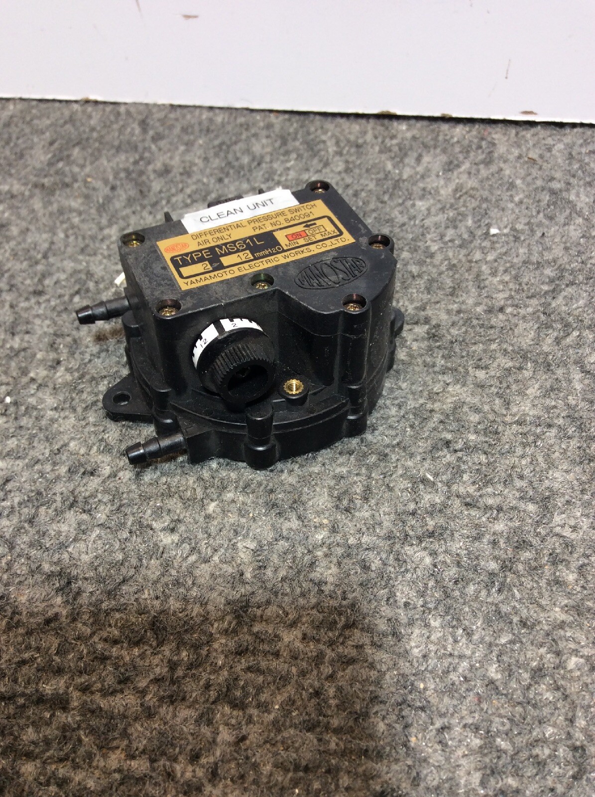 Used Yamamoto MS61L Differential Pressure Switch