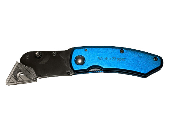 1 Wiebe Zipper Knife Skinning Fleshing Fur Handling Coyote Deer Bobcat Beaver