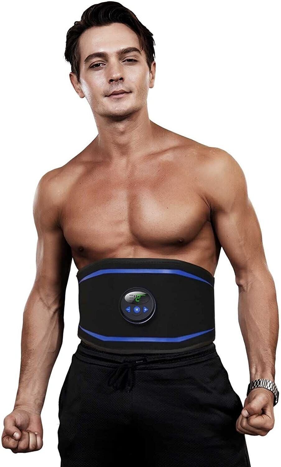 Werlla Muscle Trainer, Portable Abdominal Workout Equipment with Silicone Pads