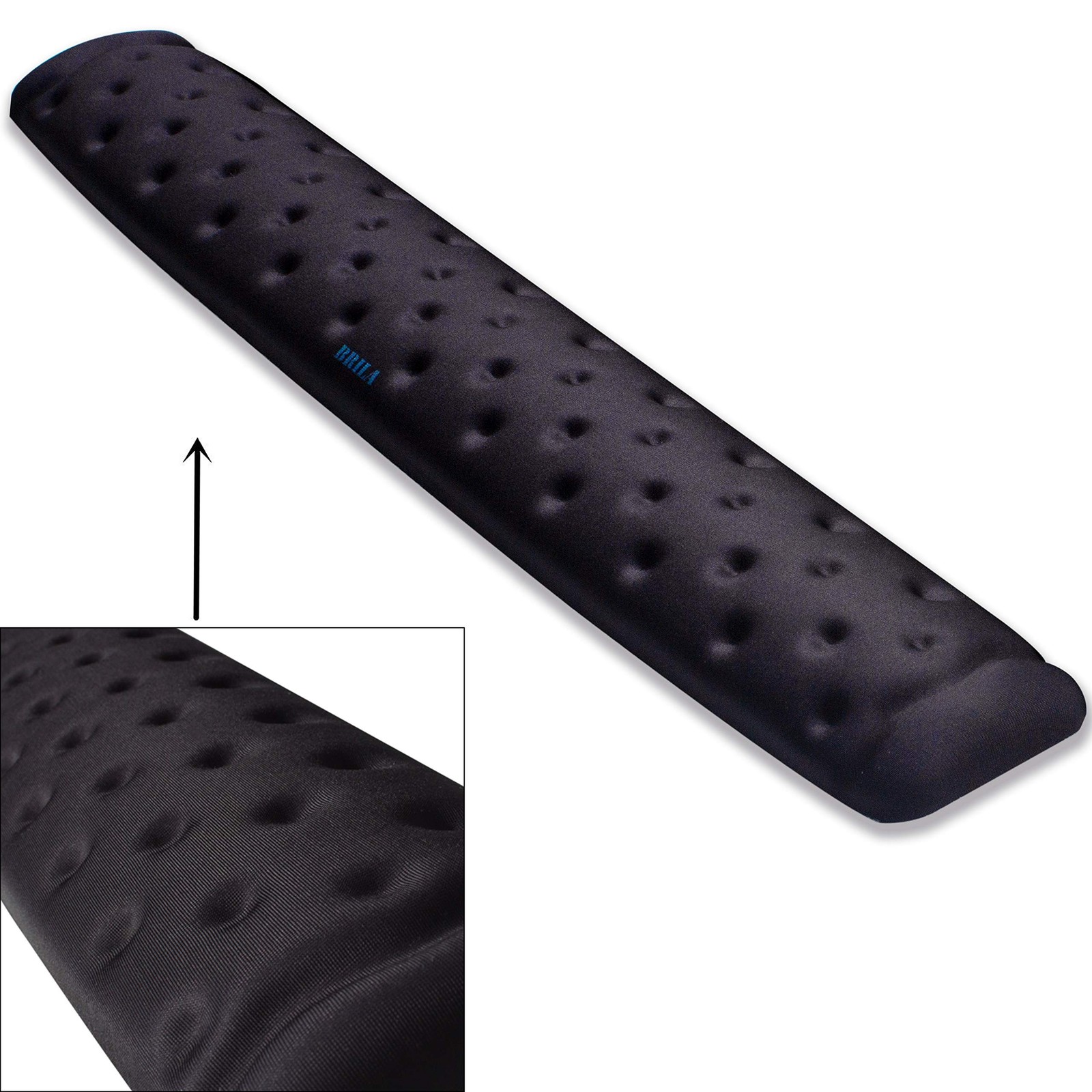 BRILA Keyboard Wrist Rest Support Cushion Pad for Computer, Laptop, Office Wo...