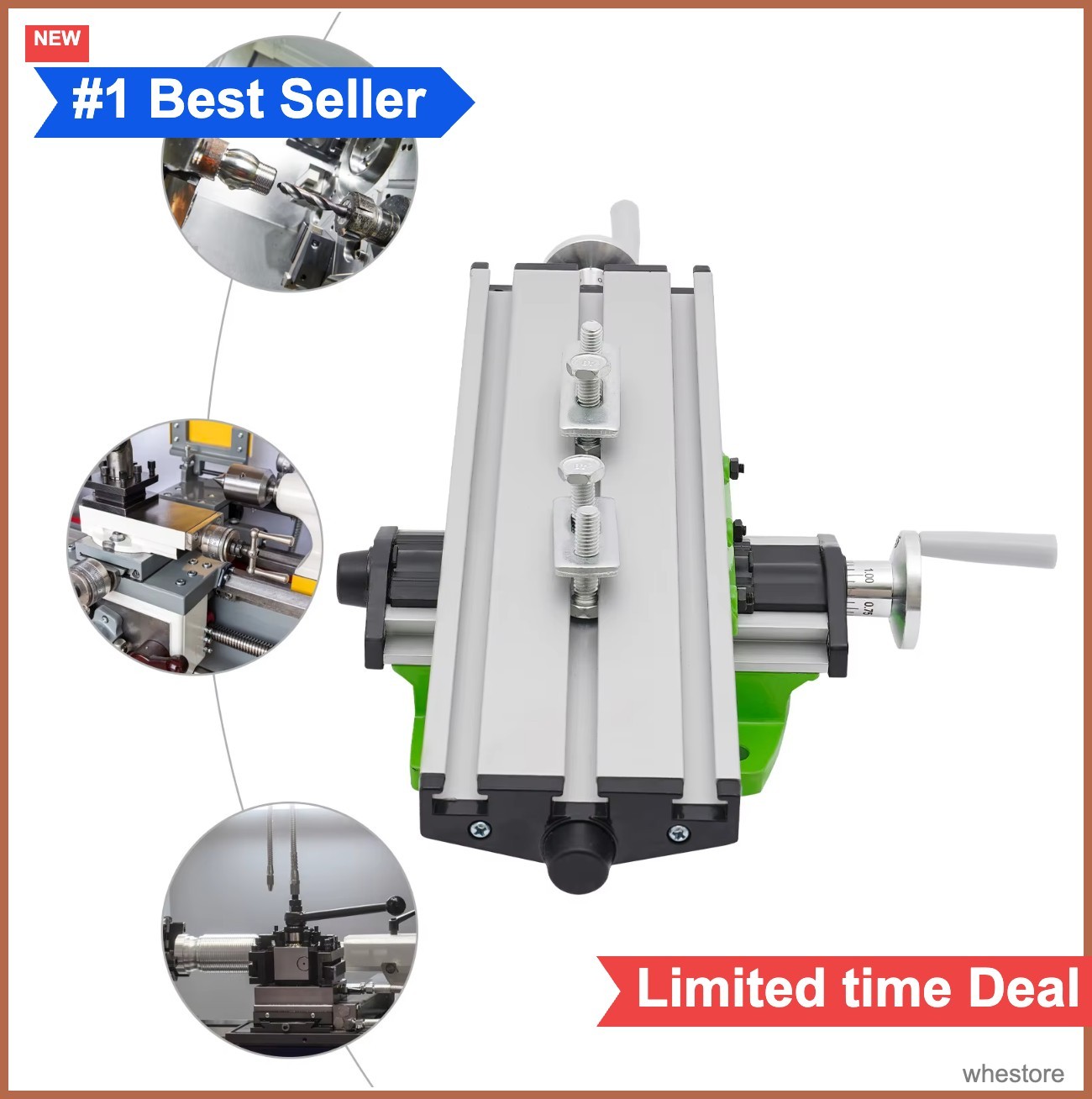 2 Axis Multifunction Milling Working Table X/Y Cross Slide Compound Bench Drill
