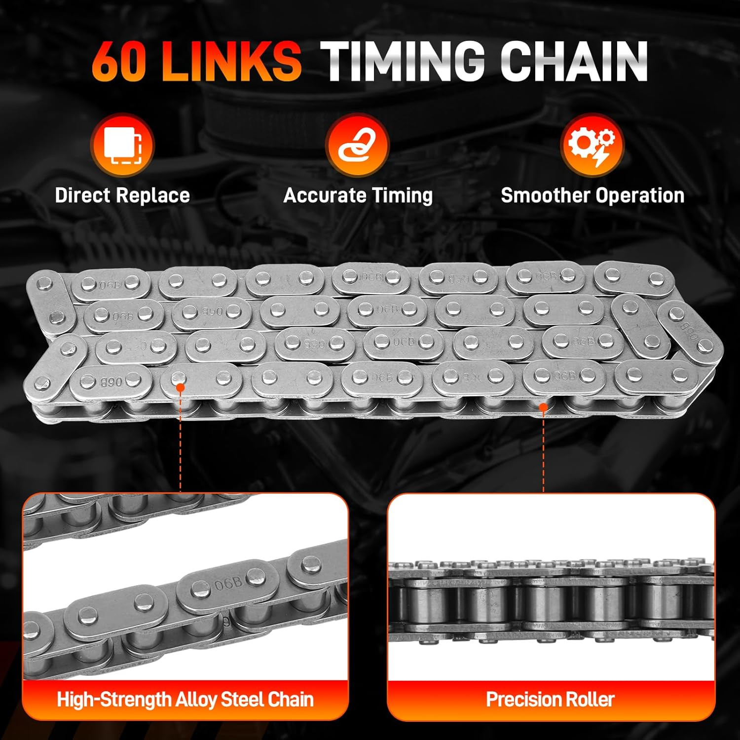 9-4205 Timing Chain Kit w/ Tensioner Sprocket for Chevy Silverado GMC Tahoe V8