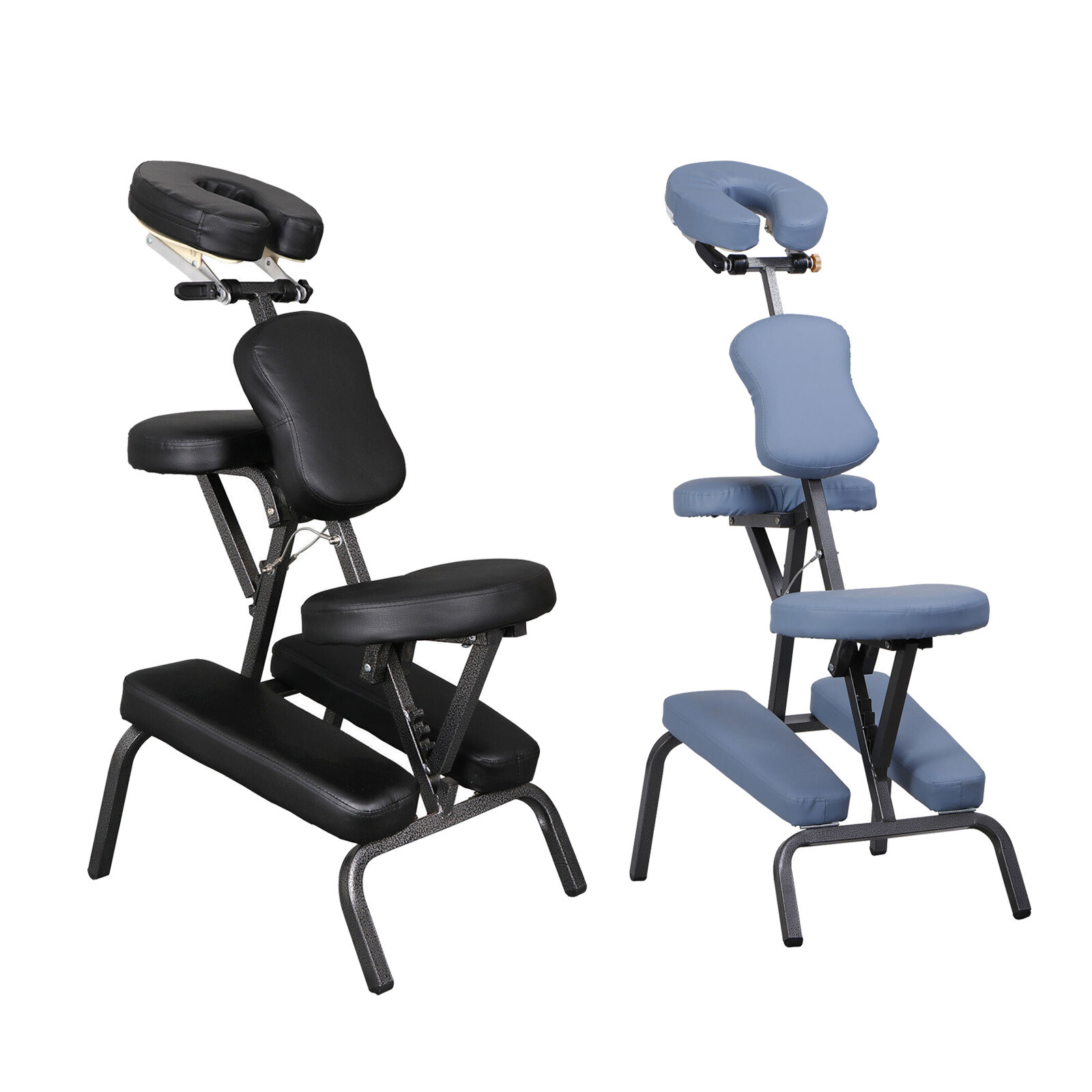 2 Colors Folding Tattoo Spa Salon Massage Chair PU Leather Pad  W/Carrying Bag