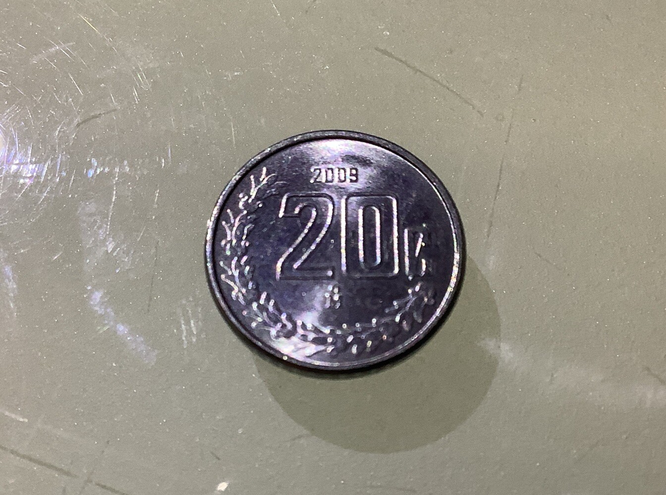 Mexico 20 Centavos 2009 AU/UNC