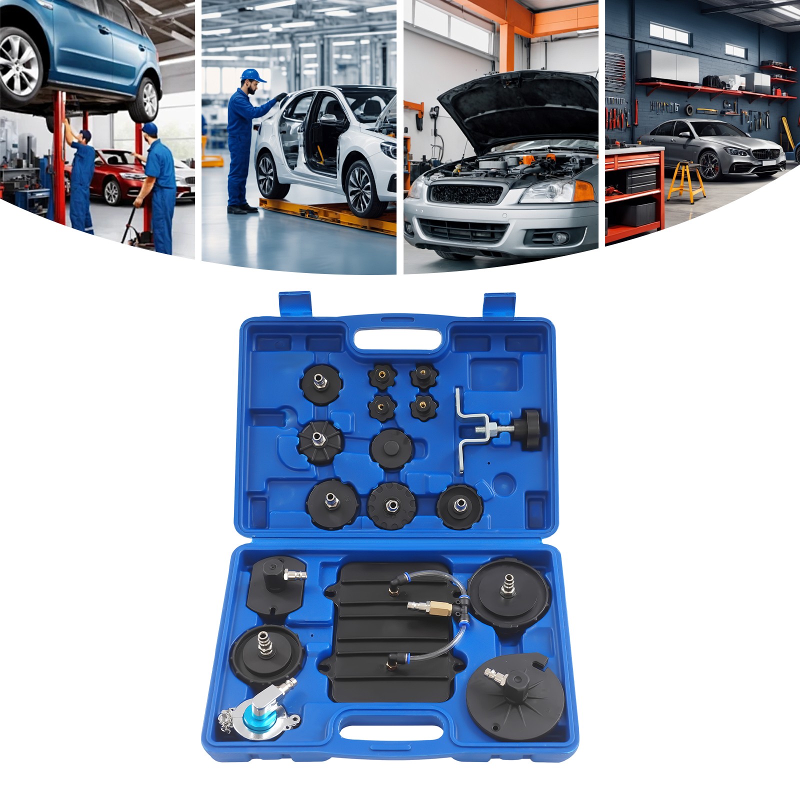 Brake Bleeder Kit For Nissan, Honda, Chrysler, Dodge, Ford, Jeep, Toyota, Lexus
