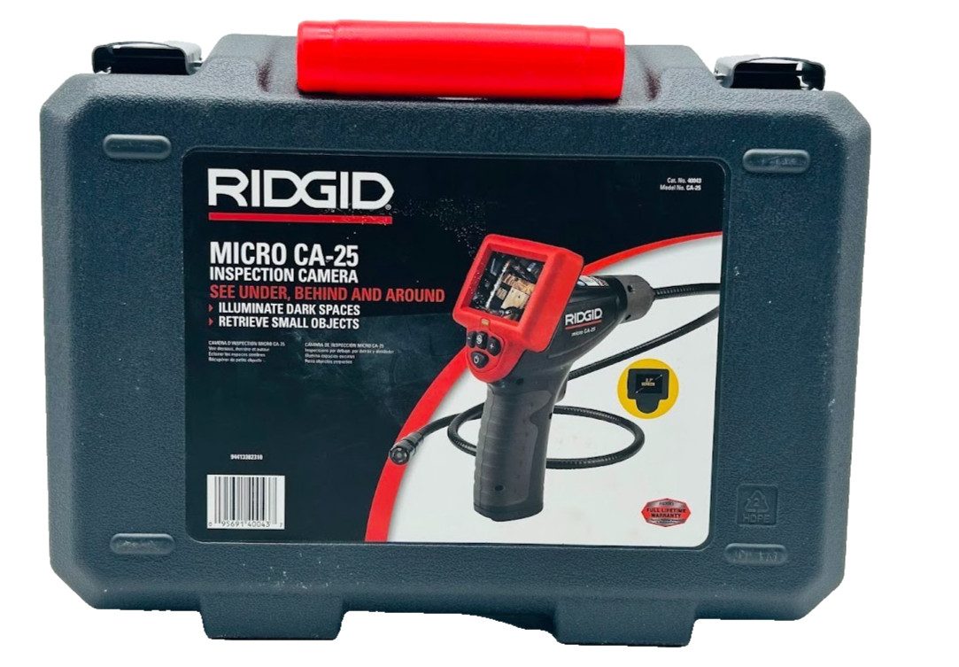 RIDGID CA-25 Micro Visual Inspection & Diagnostic Handheld Camera 2.7 in Display