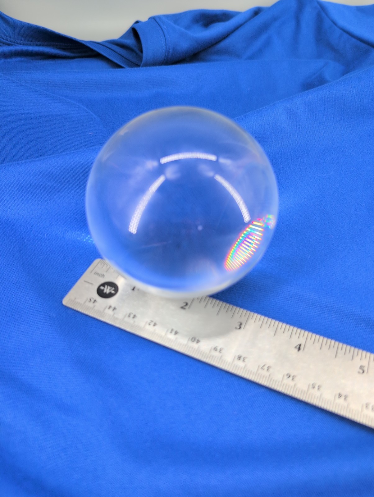 Crystal Clear Premium Acrylic Contact Juggling Ball - 3" (75mm) Size