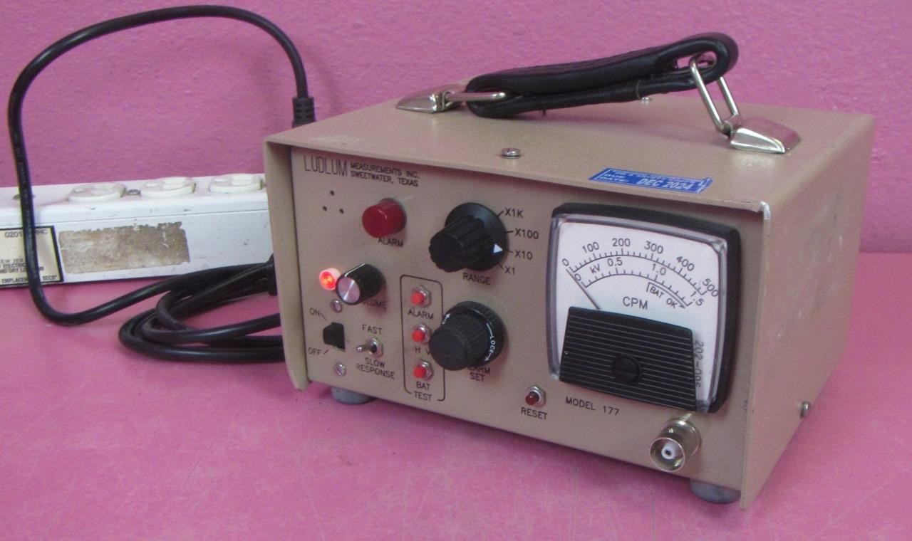 Ludlum 177 Ratemeter Radiation Detector Survey Meter Geiger Counter