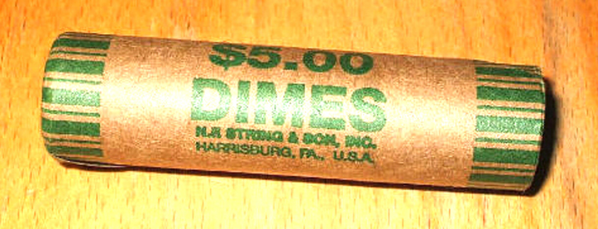 1976-P Dime Roll - Uncirculated ROOSEVELT Dime Roll 💥💥💥💥💥💥💥💥💥💥💥💥💥💥