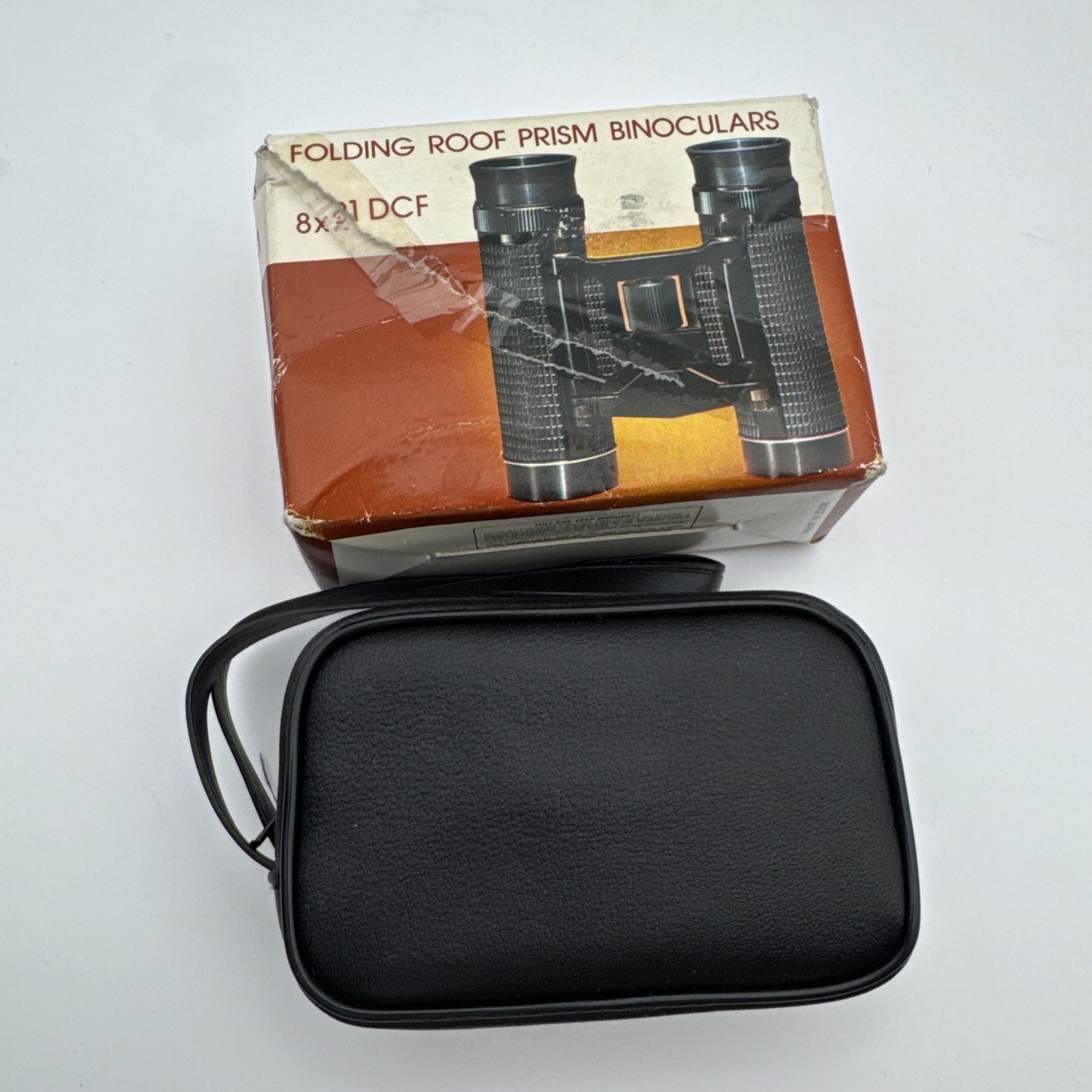 Vintage Sears 8×21 Compact Binoculars With Case