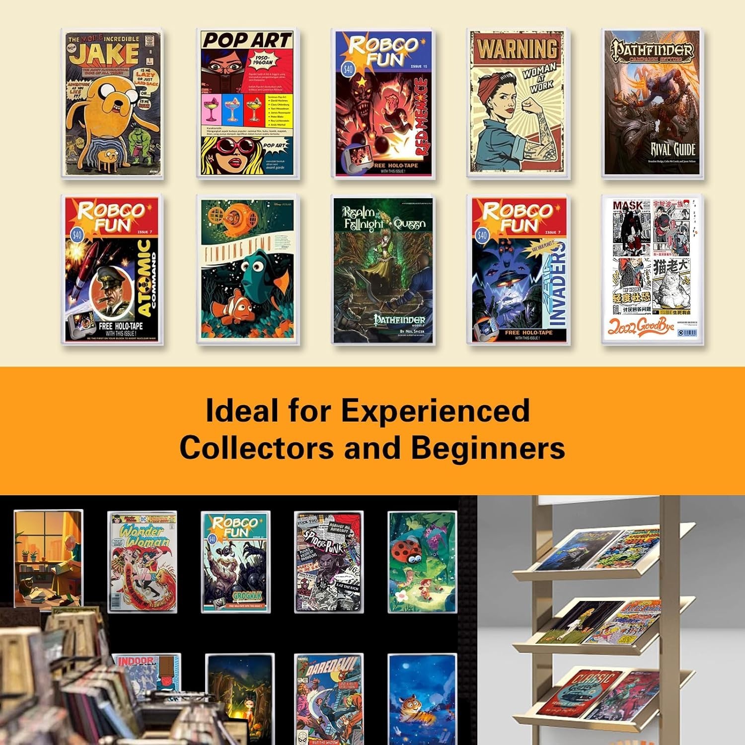 10ct Current Comic Toploaders - Protection for Display & Storage Needs