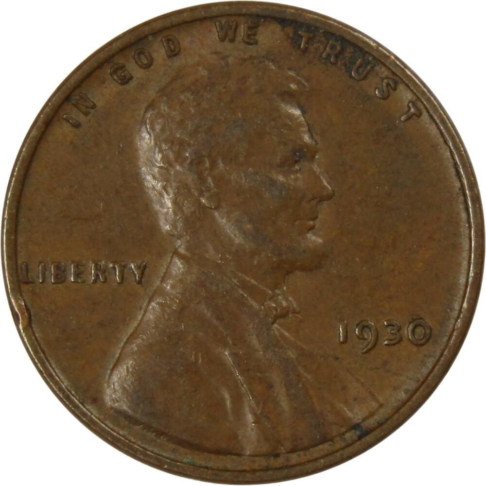 1930 Lincoln Wheat Cent XF EF Extremely Fine Penny 1c Coin Collectible