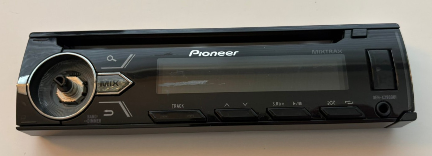 Pioneer DEH-X2900UI Car Radio Face Plate Only (Missing Knob)