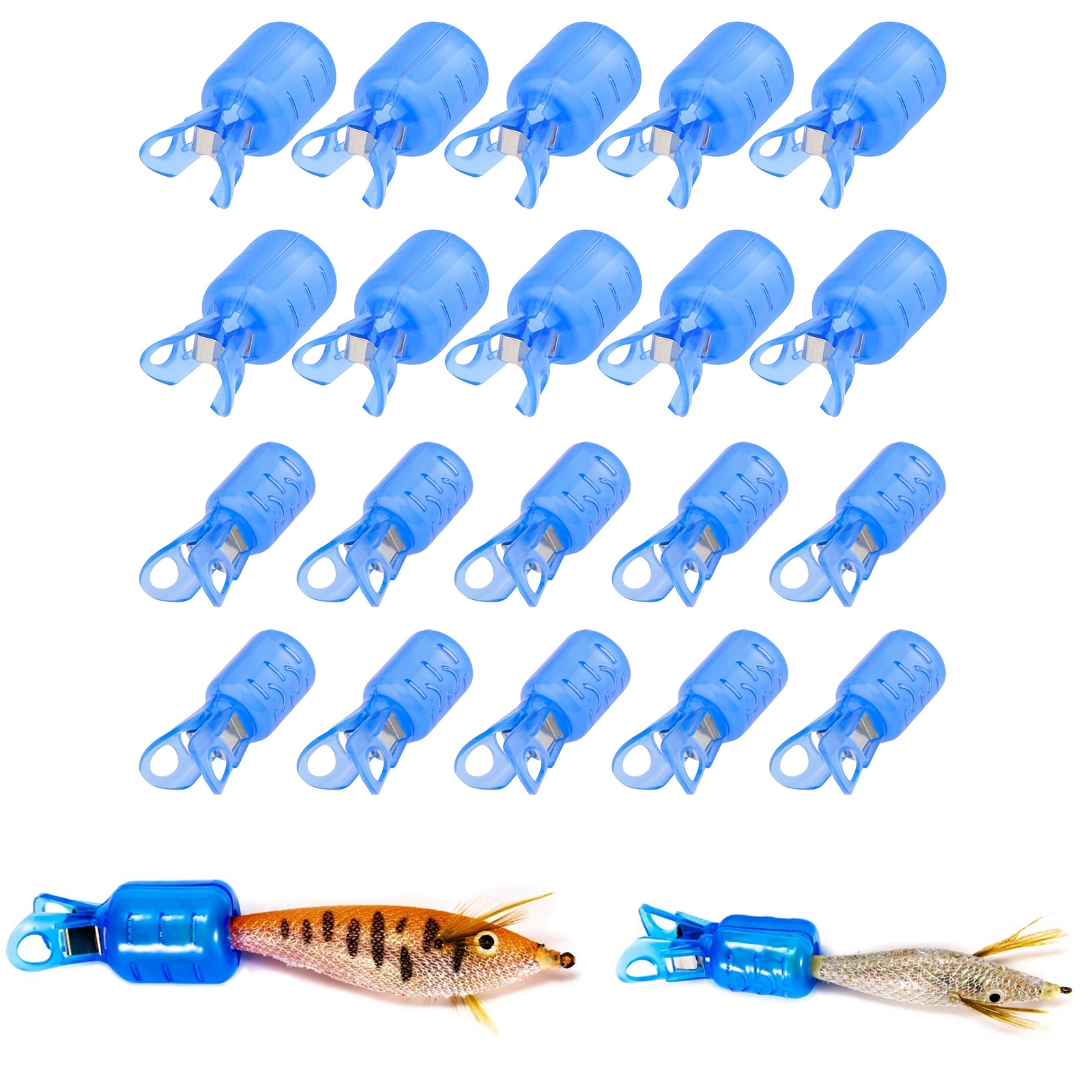 10pcs Fishing Hook Cover Squid Jig Hook Protector Case, Fishing Hook Bonnets