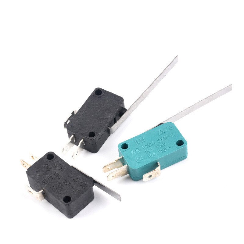 Micro Limit Switch SPDT Microswitch Roller Lever Arm Actuator 4.8mm 6.3mm Pin
