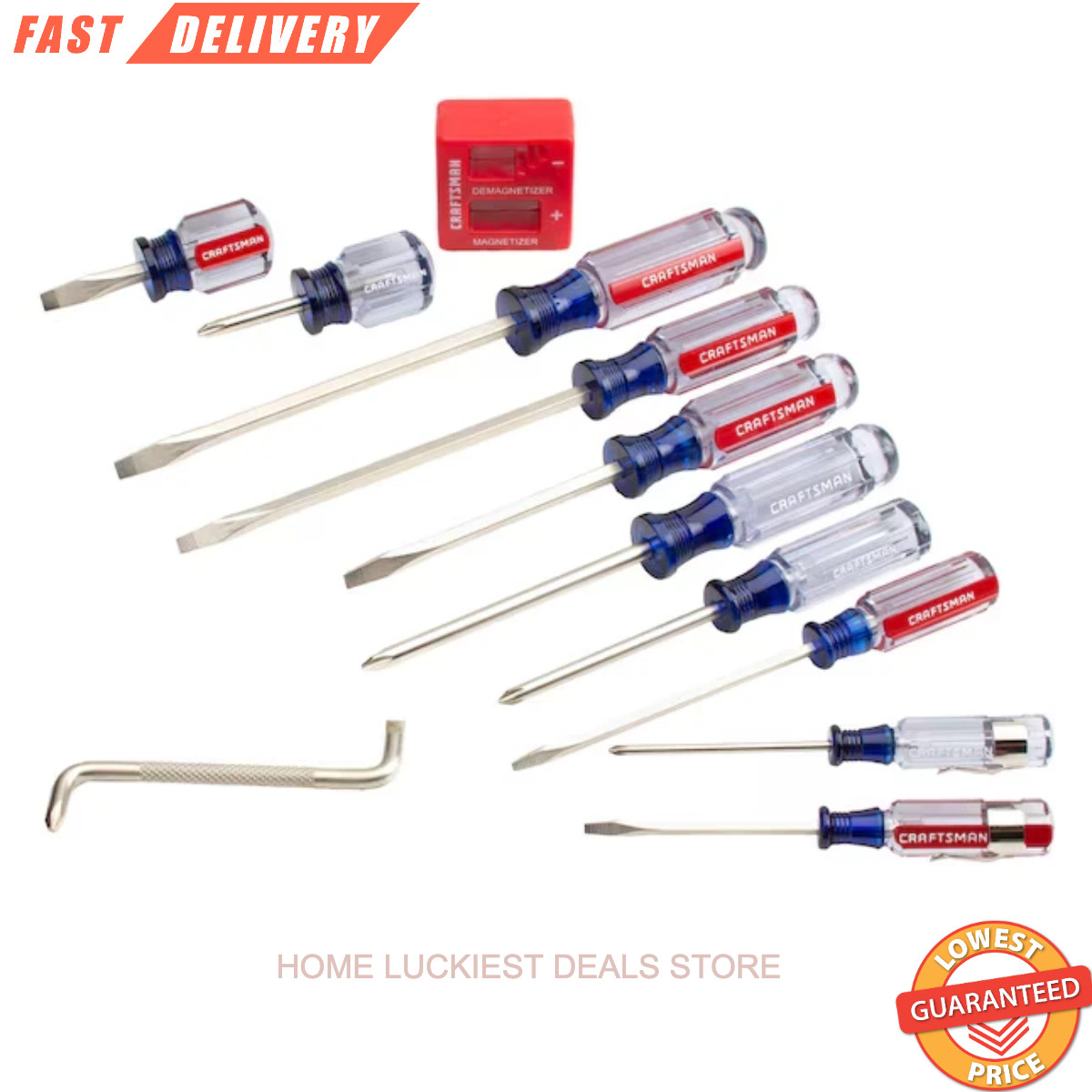 CRAFTSMAN Screwdriver Set, Assorted, 12Piece (CMHT65044)