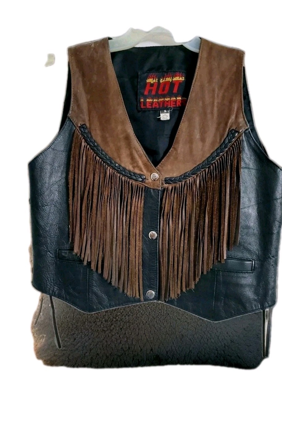 Motorcycle VEST LEATHER & SUEDE