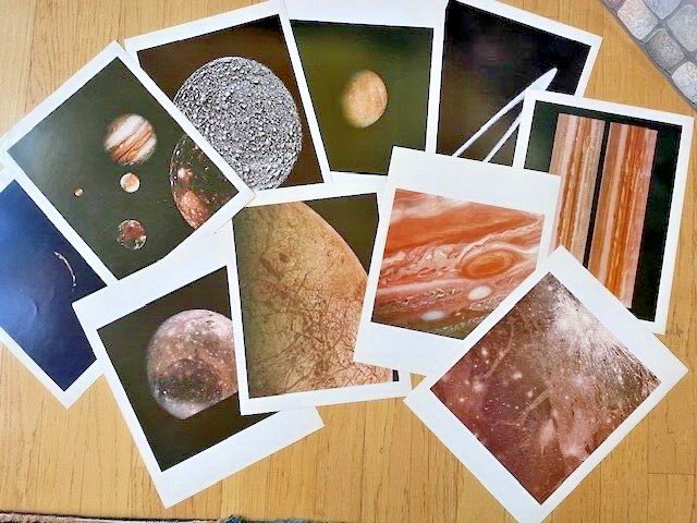 Lot of 10 NASA JPL Photos from July 1979 Voyager Jupiter Mission 8.5" x 11"