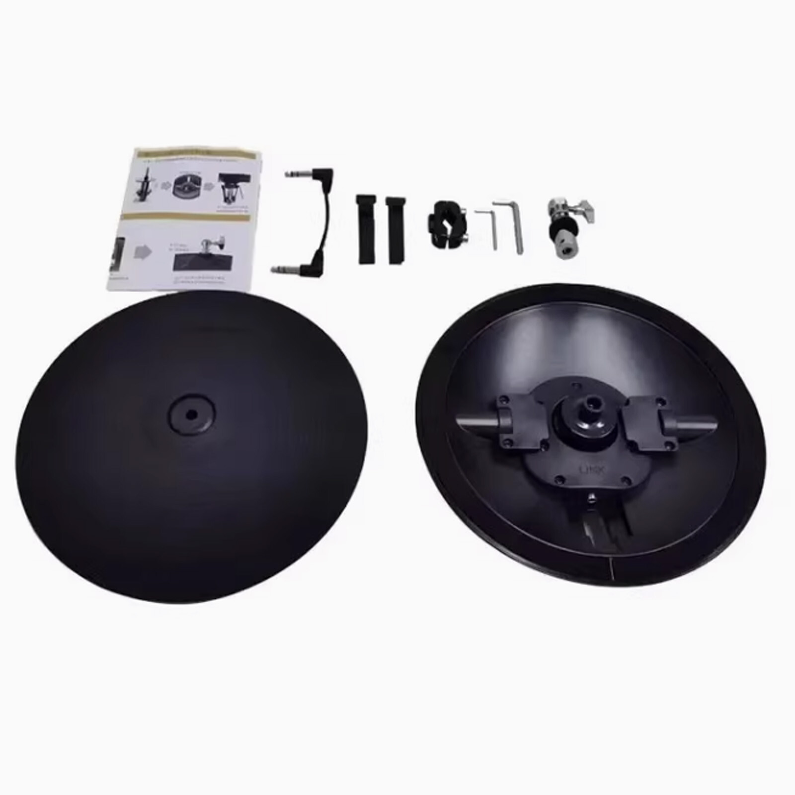 For Roland Drum Cymbal 12" Double Piece Electronic Drum Hihat with Controller