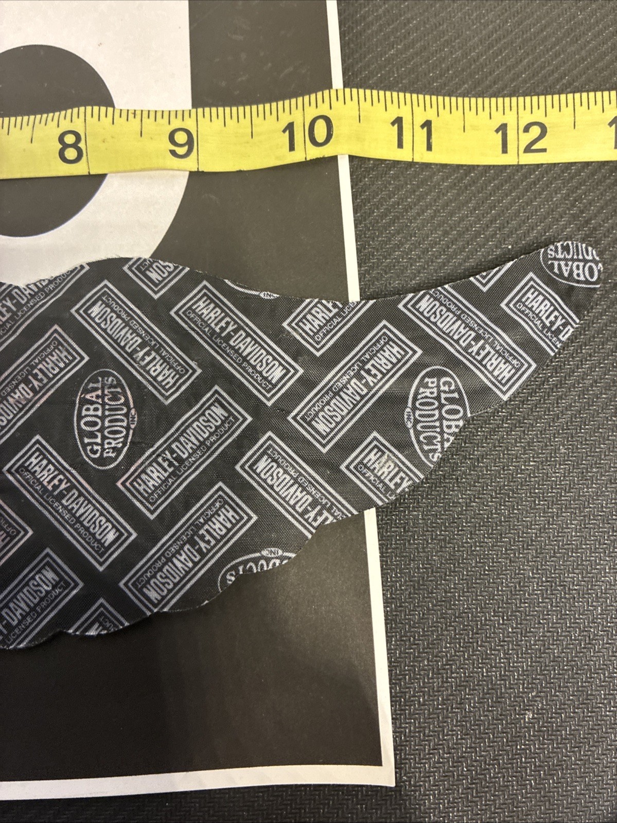 HARLEY DAVIDSON STRAIGHT WING B & S EXTRA LARGE VEST OR JACKET BACK PATCH NEW