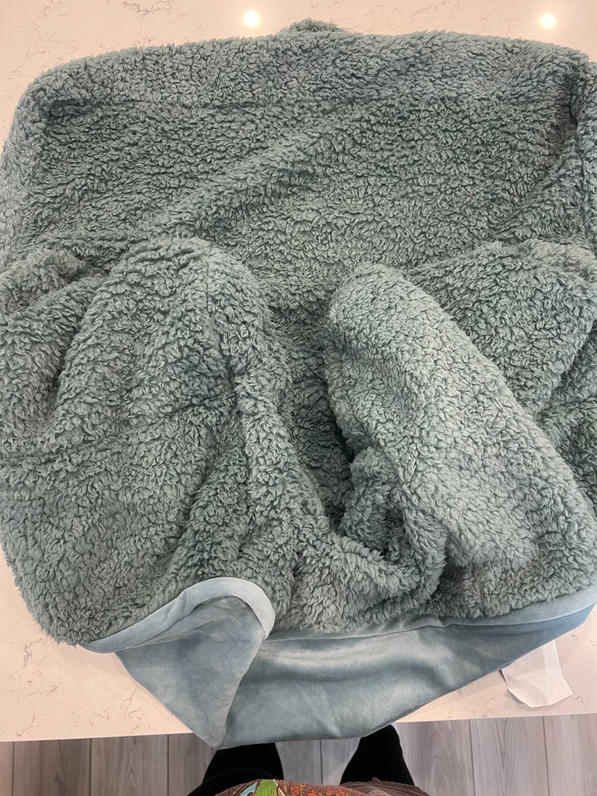 Pottery Barn Kids Anywhere Chair Stormy Cozy Sherpa Slipcover - Regular
