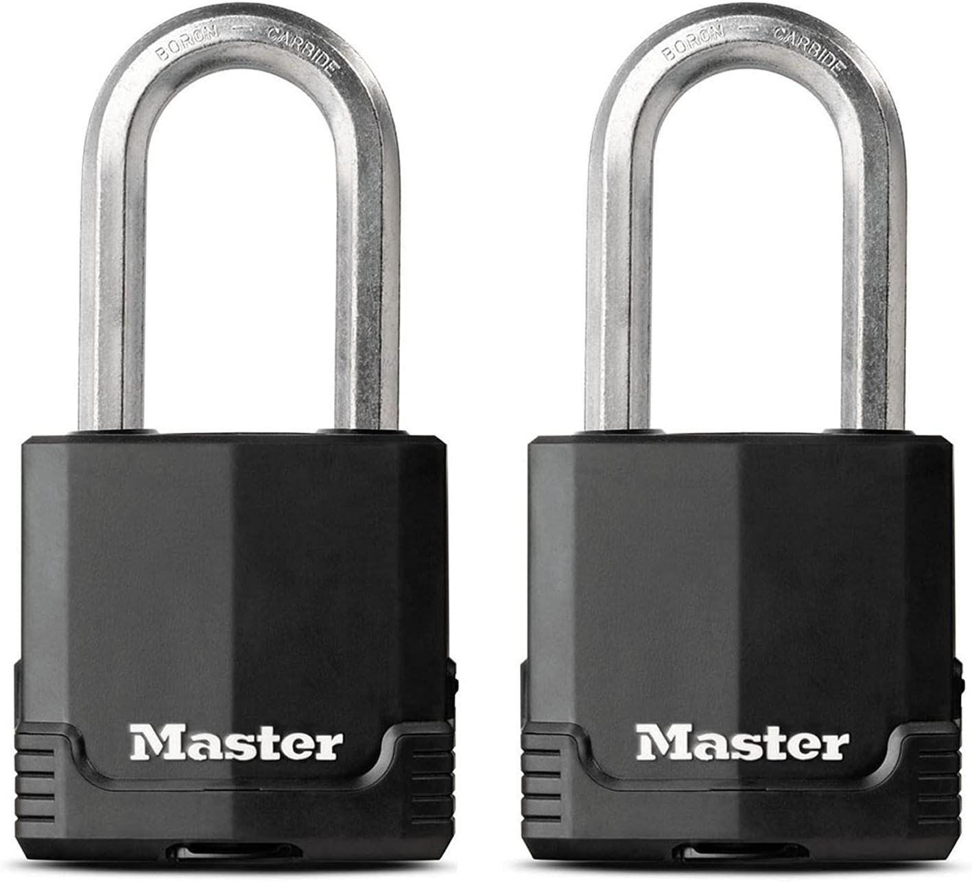 M515XTLH Magnum Heavy Duty Padlock with Key, 2 Pack Keyed-Alike