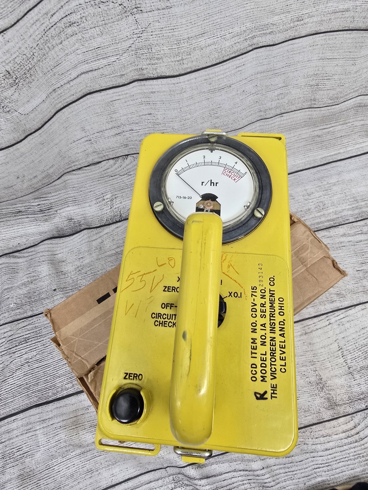 Non-Working, Lionel CD V-700 Model 6b Geiger Counter