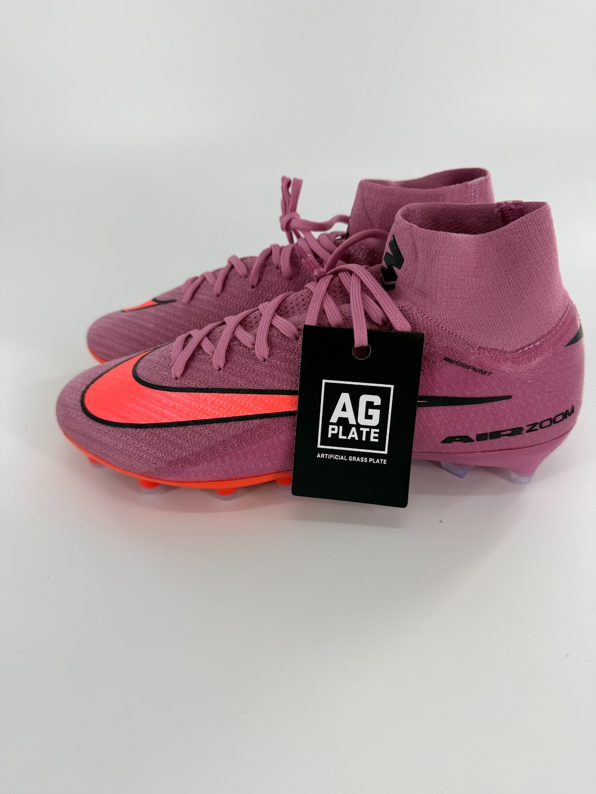 Nike Mercurial Superfly 10 Elite AG Mens Sz 9 Pink Flamingo Cleat FQ8339-600 NEW