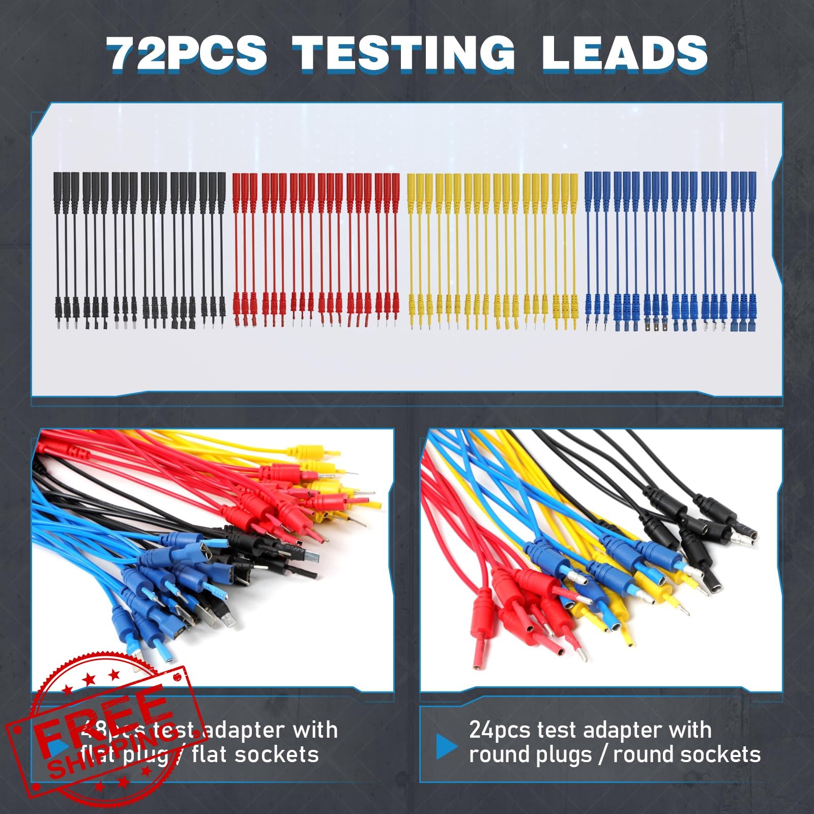 LDVROH 110PCS Automotive Test Lead Kit