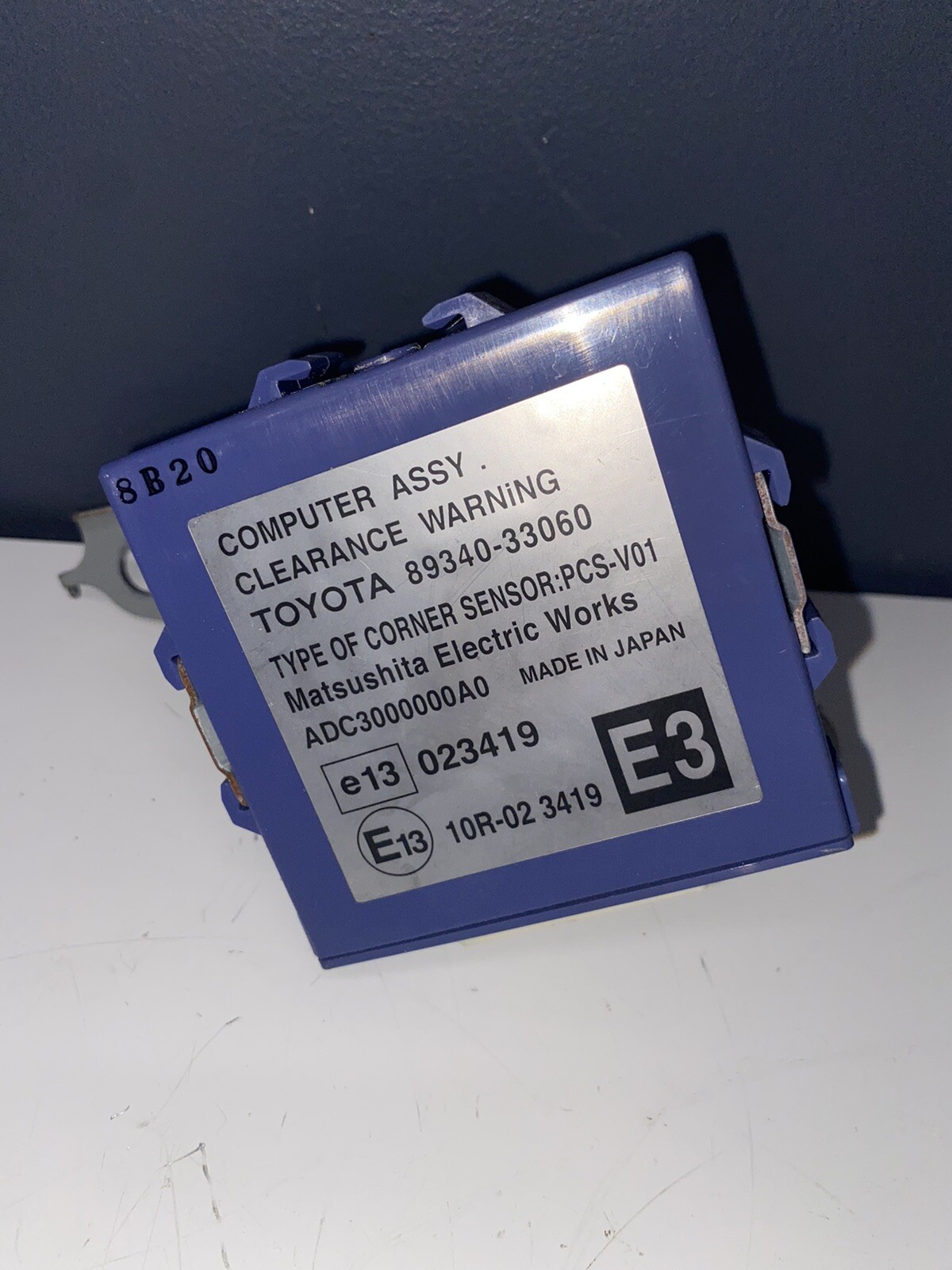 LEXUS ES350 CLEARANCE WARNING MODULE SENSOR 2008