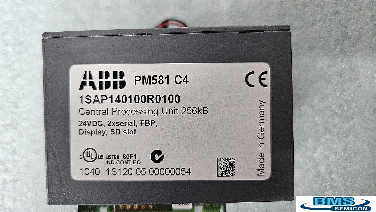 ABB Programmable Logic Controller PM581 C4 / DI524 B6 / DC522 B5