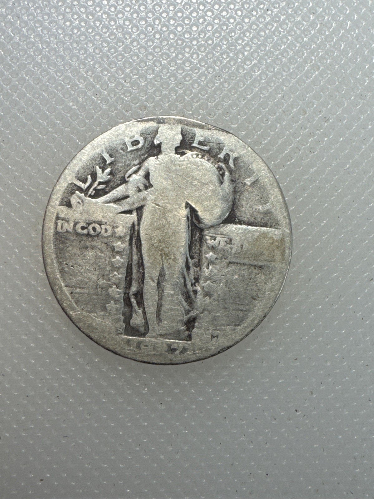 1927 s standing liberty quarter J