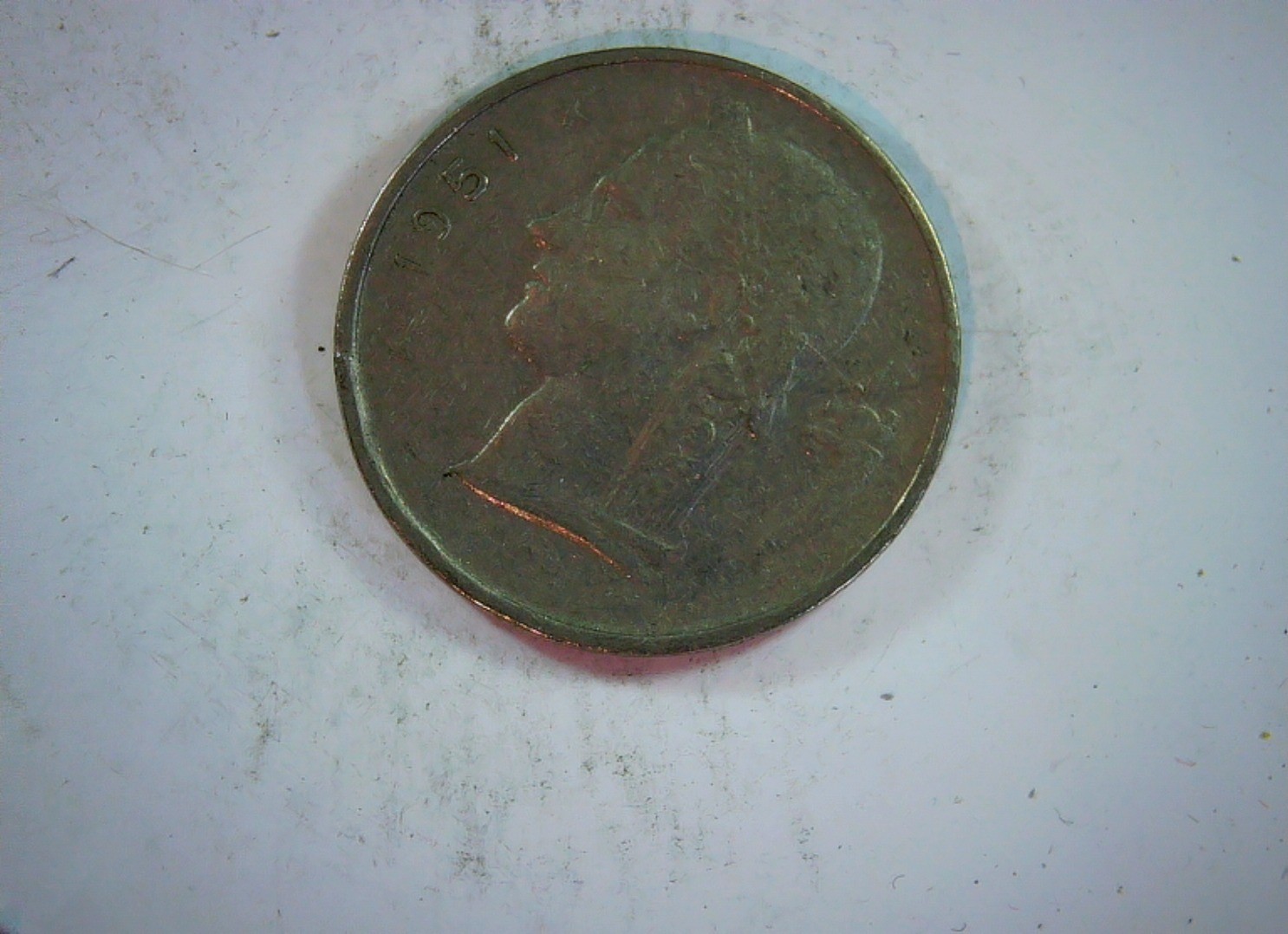 United States 1951 1 Cent Lincoln Wheat Cent Coin